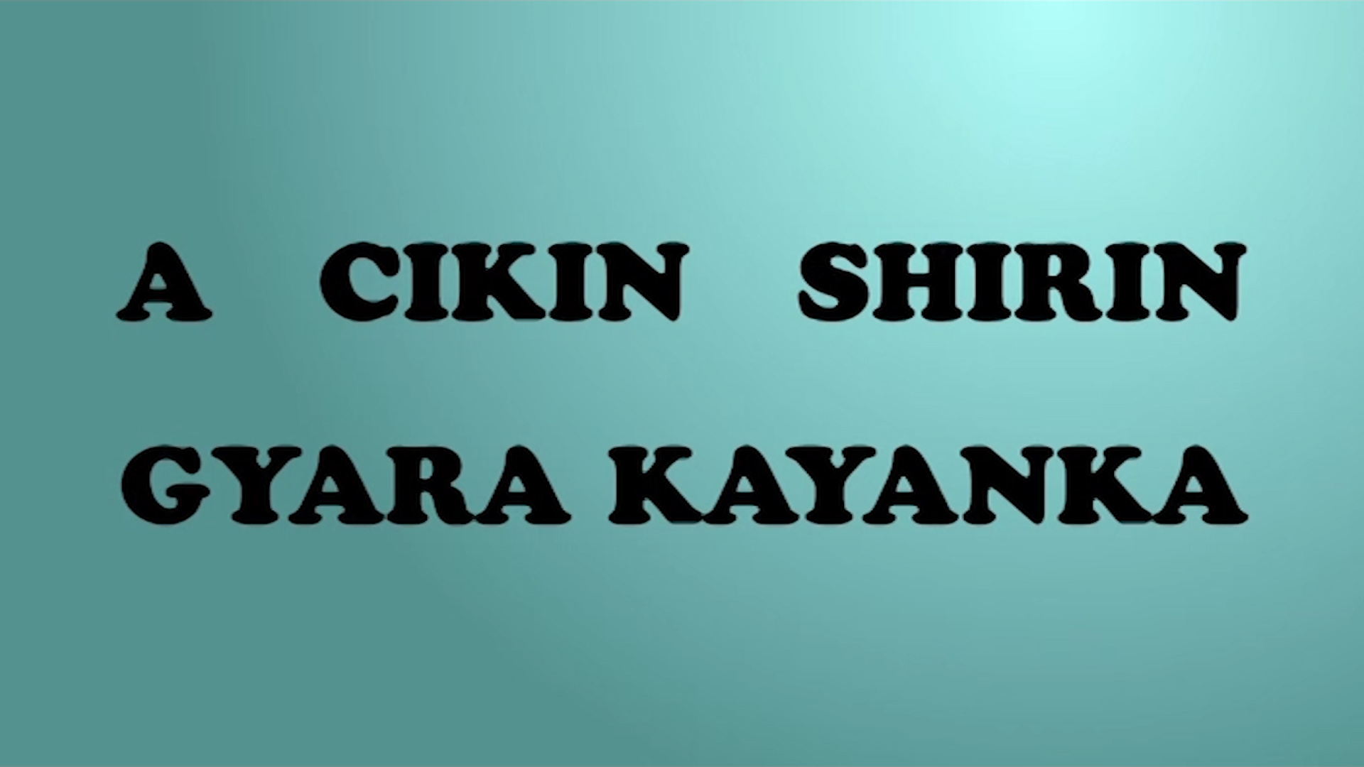 Acikin shirin Gyara kayanka